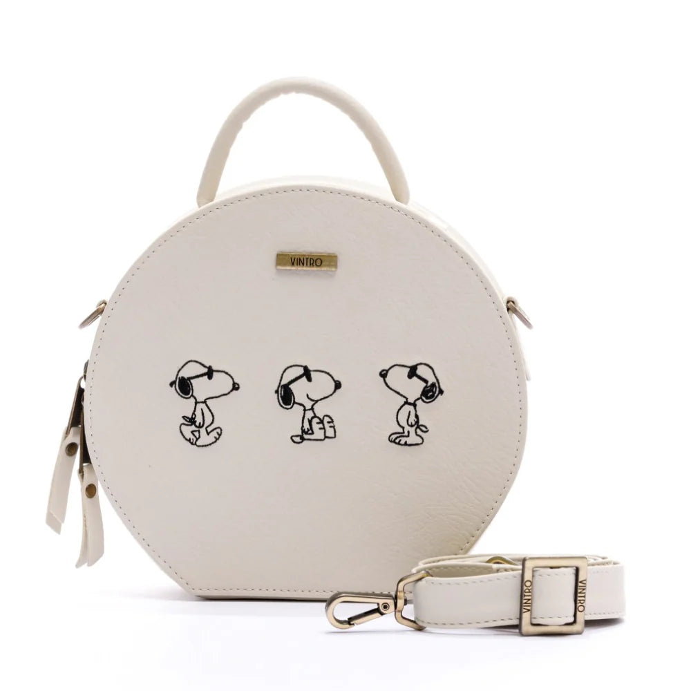 MANOS LIBRES PARA MUJER SUIZA BEIGE SNOOPY