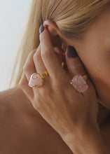 Cargar imagen en el visor de la galería, Anillo Cuarzo Rosado │ Para el Amor Incondicional
