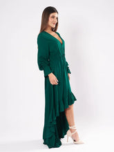 Cargar imagen en el visor de la galería, Vestido Naomi Verde
