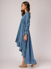 Cargar imagen en el visor de la galería, Vestido Naomi Indigo Medio
