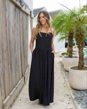 Cargar imagen en el visor de la galería, Vestido Rafaela Plane Negro

