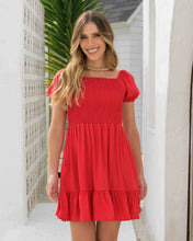 Cargar imagen en el visor de la galería, Vestido Maite Plane Red
