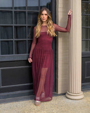Cargar imagen en el visor de la galería, Vestido Iris Plane Vino
