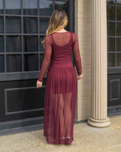 Cargar imagen en el visor de la galería, Vestido Iris Plane Vino
