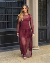 Cargar imagen en el visor de la galería, Vestido Iris Plane Vino

