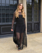 Cargar imagen en el visor de la galería, Vestido Iris Plane Black
