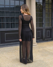 Cargar imagen en el visor de la galería, Vestido Iris Plane Black
