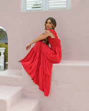 Cargar imagen en el visor de la galería, Vestido Sally Plane Rojo
