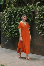 Cargar imagen en el visor de la galería, Vestido Alma Multiproposito - mandarina
