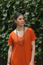 Cargar imagen en el visor de la galería, Vestido Alma Multiproposito - mandarina
