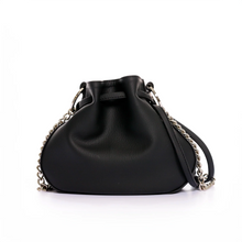 Cargar imagen en el visor de la galería, MANOS LIBRES PARA MUJER DOTS NEGRO CON CARGADERA EN CADENA

