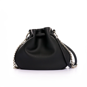 MANOS LIBRES PARA MUJER DOTS NEGRO CON CARGADERA EN CADENA