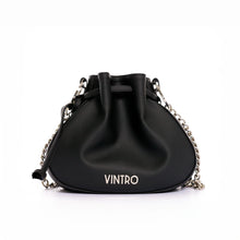 Cargar imagen en el visor de la galería, MANOS LIBRES PARA MUJER DOTS NEGRO CON CARGADERA EN CADENA
