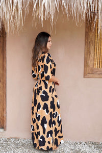 Vestido Tala Teja