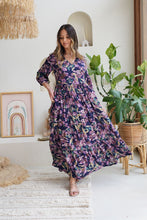 Cargar imagen en el visor de la galería, Vestido Violeta Flores
