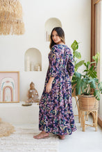 Cargar imagen en el visor de la galería, Vestido Violeta Flores
