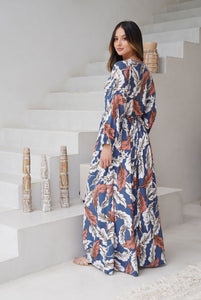 Vestido Alma Indigo