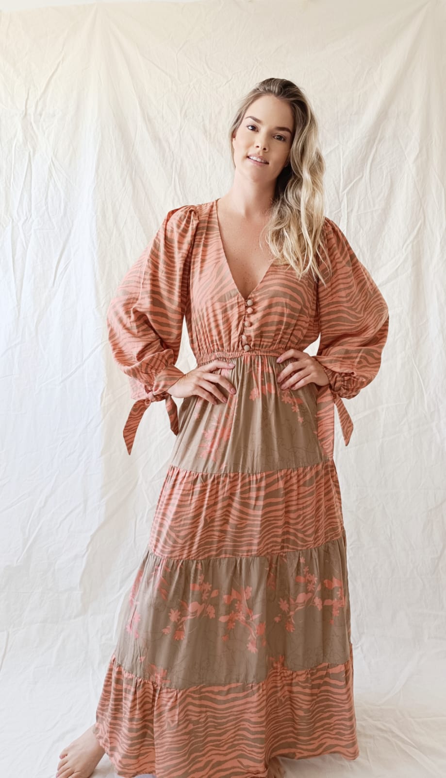 Vestido Boleda Cebra