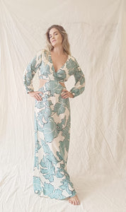 Vestido Sereny Verde Agua