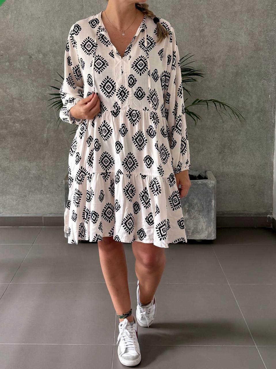 Vestido Alma Etnia Negro