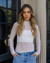 Cargar imagen en el visor de la galería, Blusa Jacky Shine Marfil

