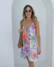 Cargar imagen en el visor de la galería, Vestido Abril Flores Lila
