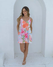 Cargar imagen en el visor de la galería, Vestido Abril Flores Rosa
