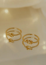 Cargar imagen en el visor de la galería, Pacto Anillos Lazo Madre e Hija (Set x 2 Anillos) ⋆ Unión Eterna)
