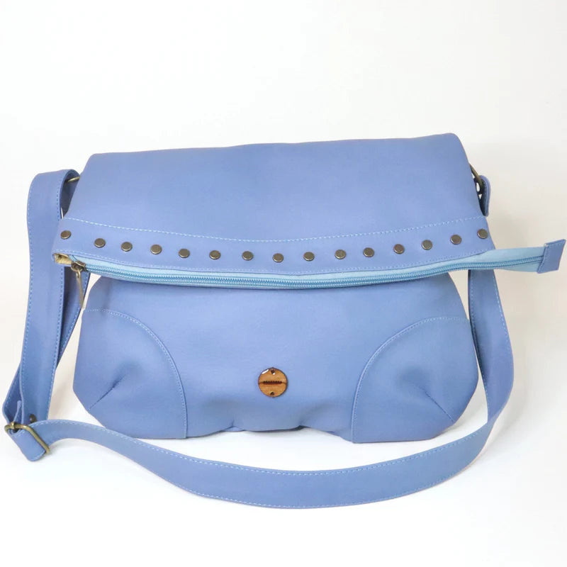 Bandolera Doblez Azul Violeta