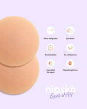 Cargar imagen en el visor de la galería, Cubrepezones de Silicona Reutilizable - Nipskin® - Nipple Covers
