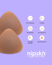 Cargar imagen en el visor de la galería, Cubre Pezones Triangulares de Silicona - Nipskin®
