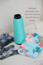 Cargar imagen en el visor de la galería, Toalla playera de microfibra Sirena Azul
