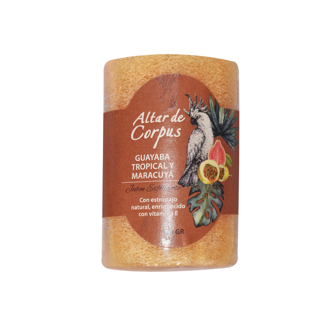 Jabón exfoliante Guayaba Tropical y Maracuyá 130 gr