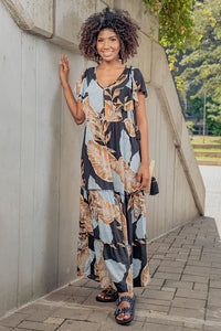 Vestido Juanita Hojas