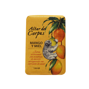 Jabón artesanal de Mango Miel 130gr