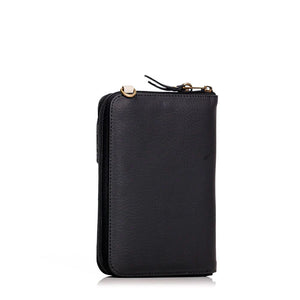 MANOS LIBRES PARA MUJER IBIZA NEGRO SNOOPY CON BOLSILLO EXTERNO Y CARGADERA REMOVIBLE