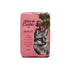 Jabón artesanal de Merlot 130gr