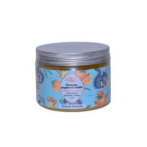 Exfoliante de azúcar de Naranja Jengibre y Tomillo 350gr