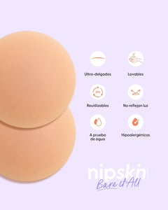 Cubrepezones de Silicona Reutilizable - Nipskin® - Nipple Covers