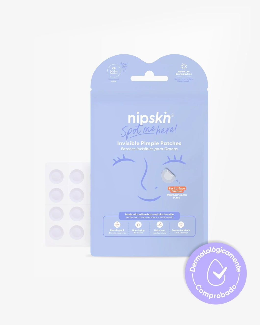 Parches para Granos, uso de día - Nipskin®