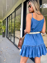Cargar imagen en el visor de la galería, Vestido Perla Indigo Medio
