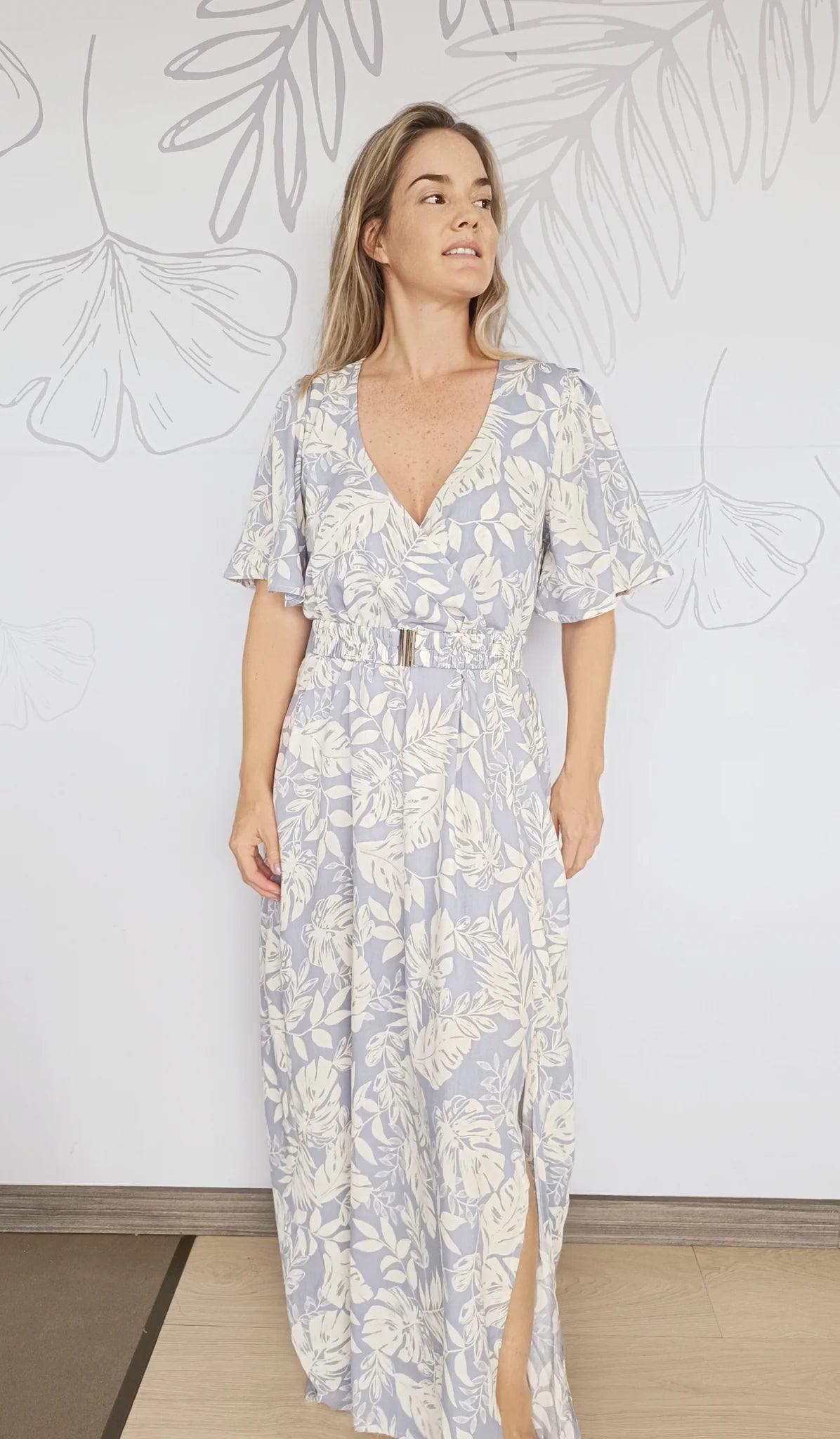 Vestido Serena Azul Claro