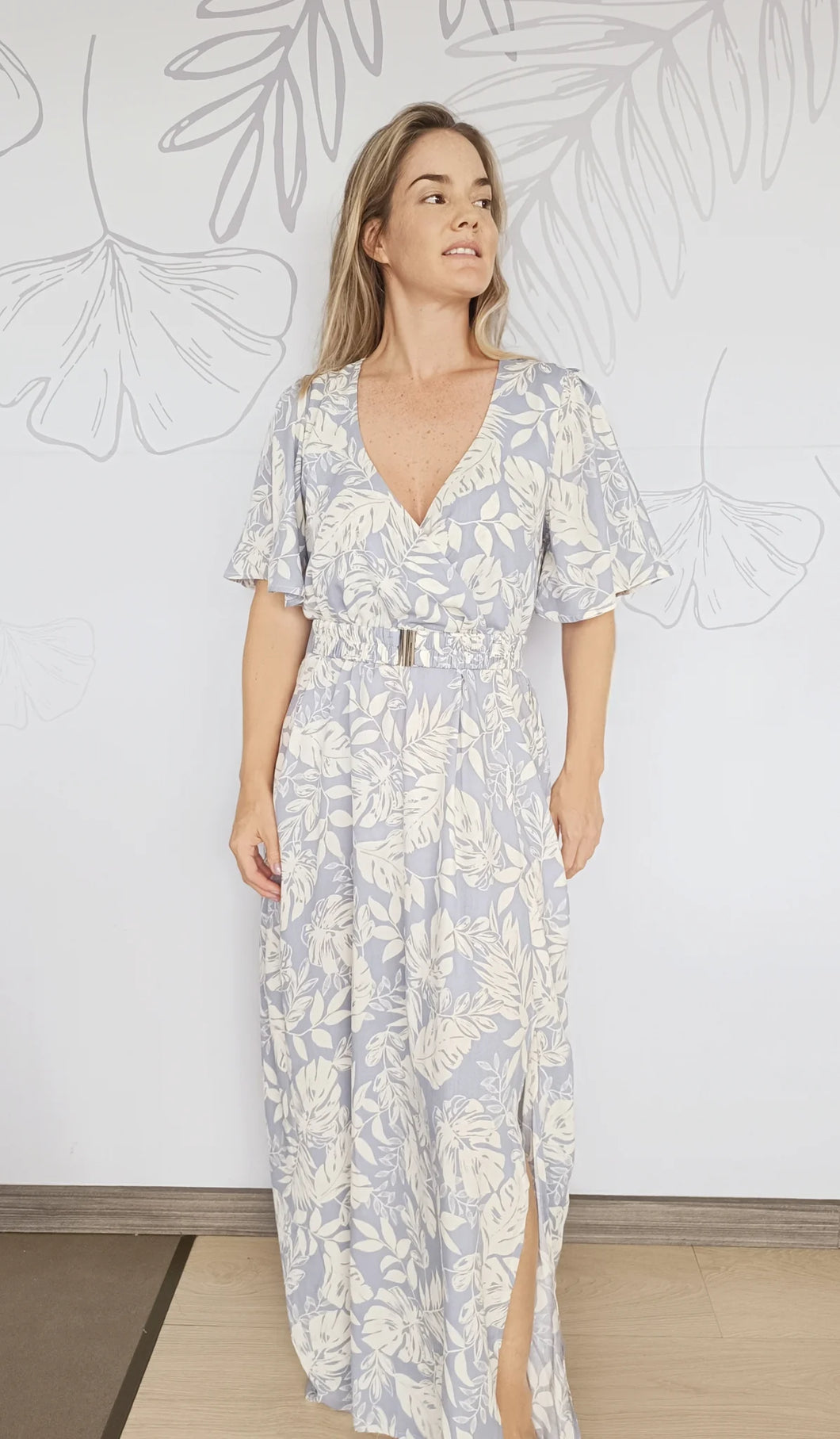 Vestido Serena Azul Claro