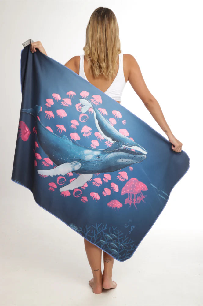 Toalla De Microfibra Estampada OCEANICA