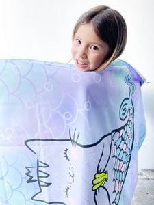 Toalla playera de microfibra Sirena