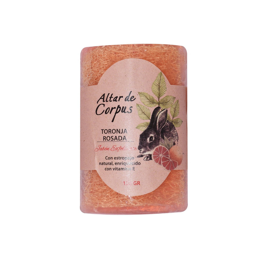 Jabón exfoliante Toronja Rosada 130 gr