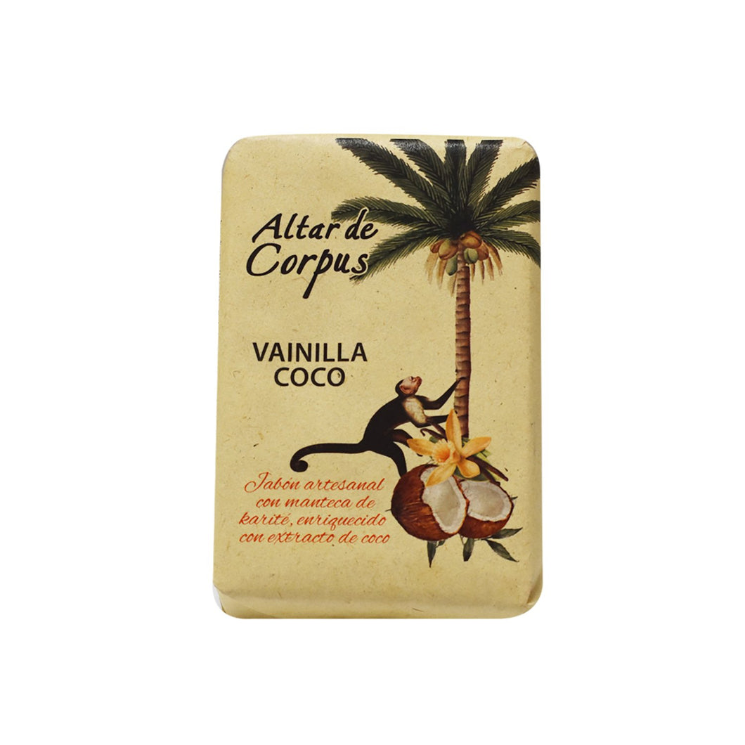 Jabón artesanal de Vainilla Coco 130gr