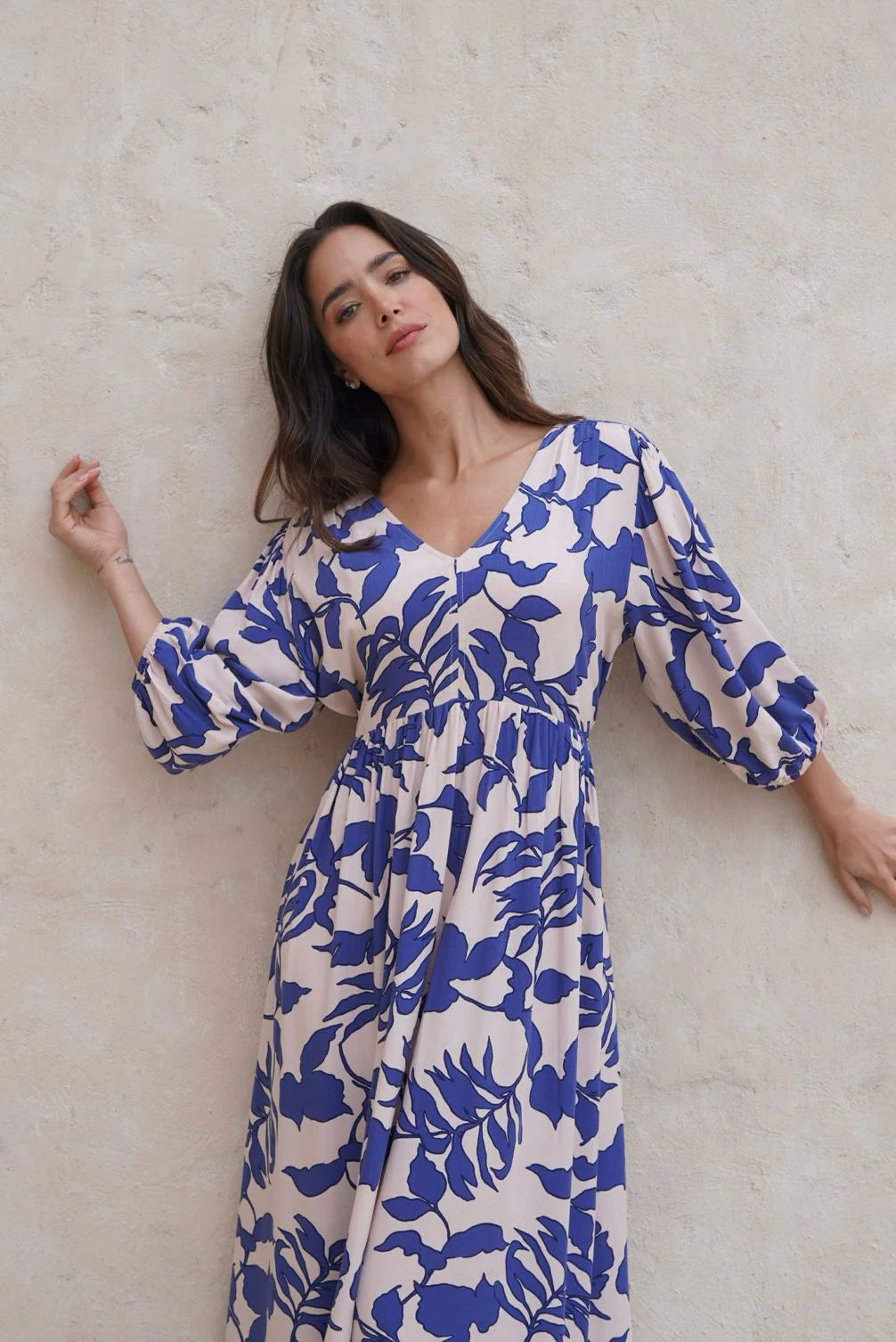 Vestido Gaia Azul