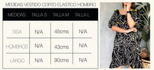 Cargar imagen en el visor de la galería, VESTIDO CORTO MANGAS BOMBACHAS
