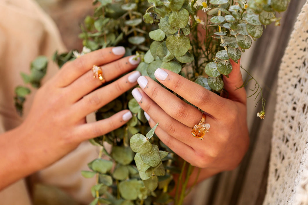 Anillo Citrino